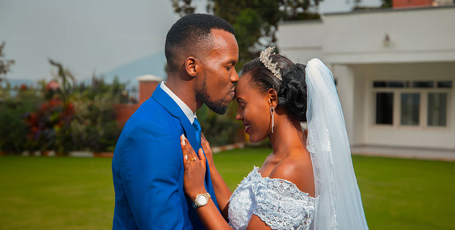 Coiffure mariage afro